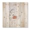 Designart - One Line Portrait of African American Woman III - Modern Print on Natural Pine Wood